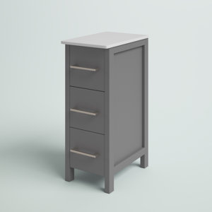 Wade Logan® Arroyos Solid Wood Freestanding Bathroom Cabinet & Reviews ...